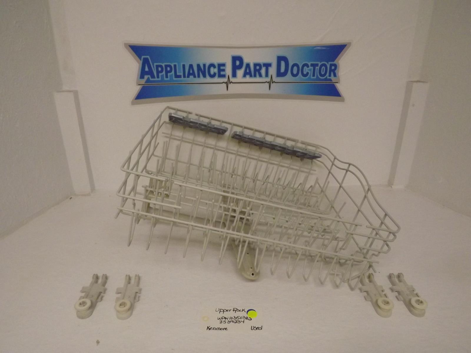 Kenmore Dishwasher WPW10350382 8539234 Upper Rack Used Kenmore Dishwasher WPW10350382 8539234 Upper Rack Used
